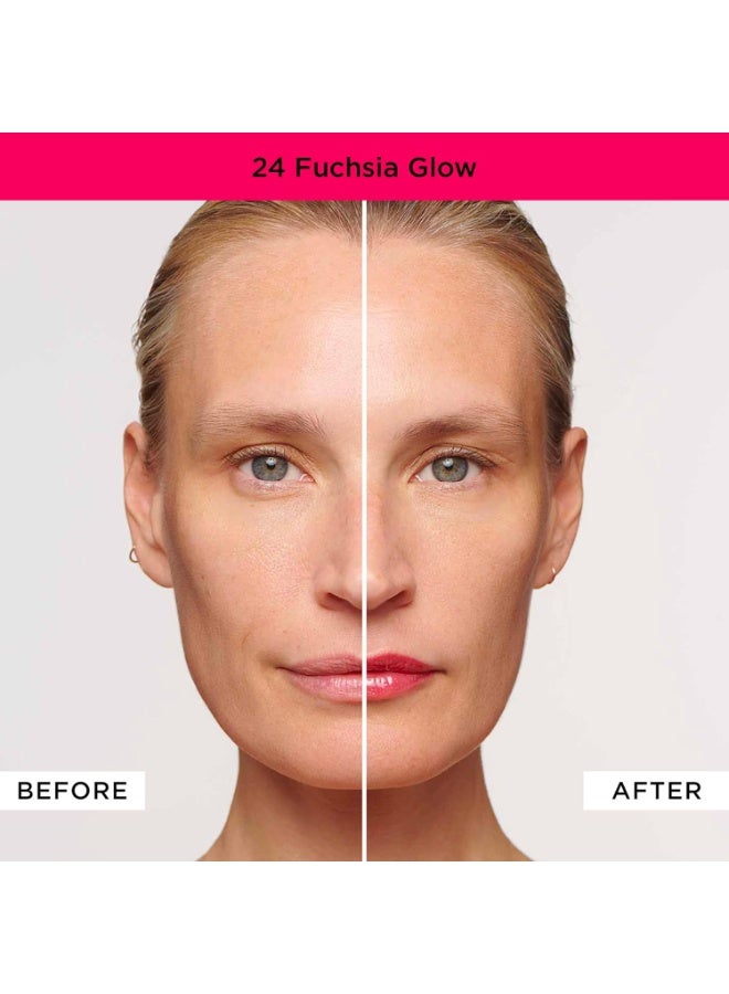 Clarins Lip Perfector Glow in the shade 24 Fuchsia Glow. - Image 3